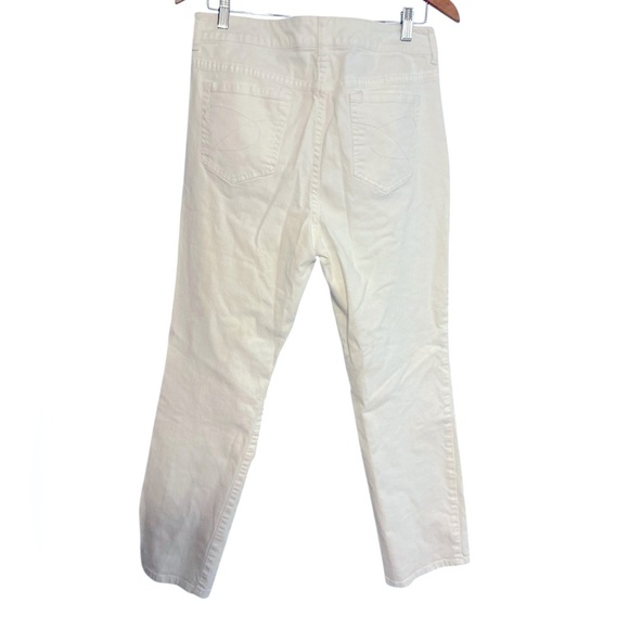Chico’s white platinum jeans‎ Cream Straight-Leg size 12 - Picture 6 of 6